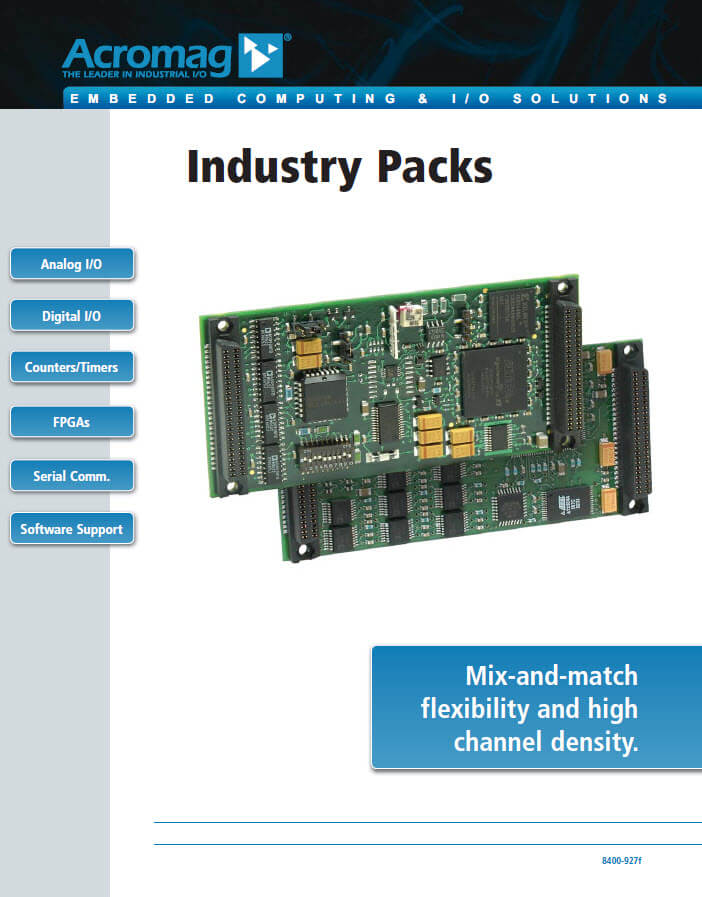 Industry Pack Series Brochure