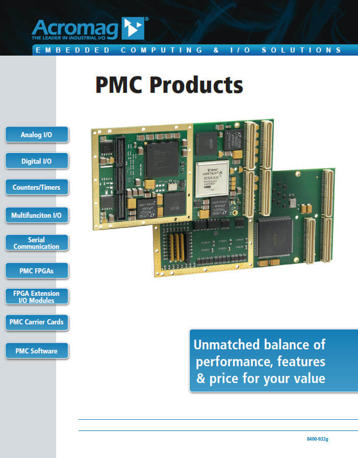 PMC Products Brochure PMC Products Brochure