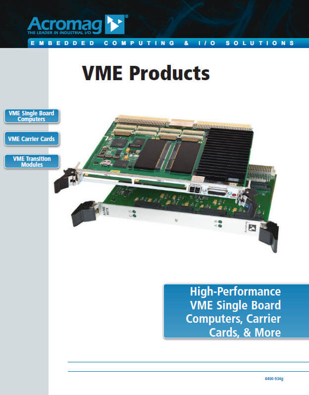 VME Products Brochure VME Products Brochure