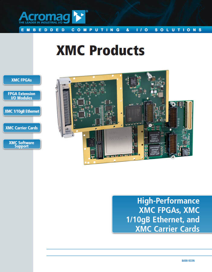 XMC Products Brochure XMC Products Brochure