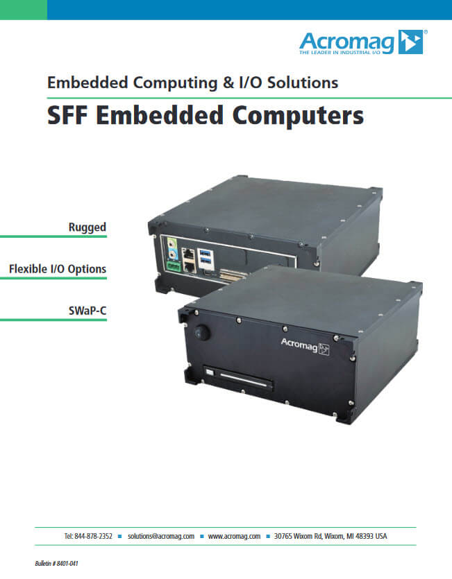 ARCX Embedded SFF Computers Brochure ARCX Embedded SFF Computers Brochure